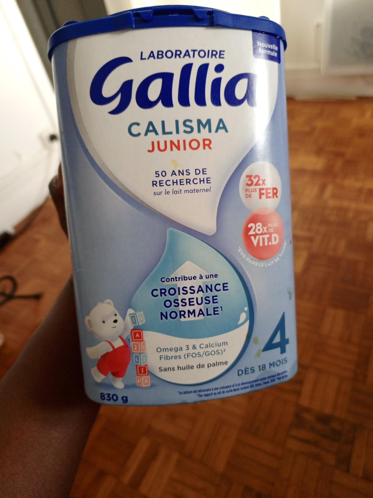 Gallia Calisma Junior lait croissance poudre 18 mois 3x830g