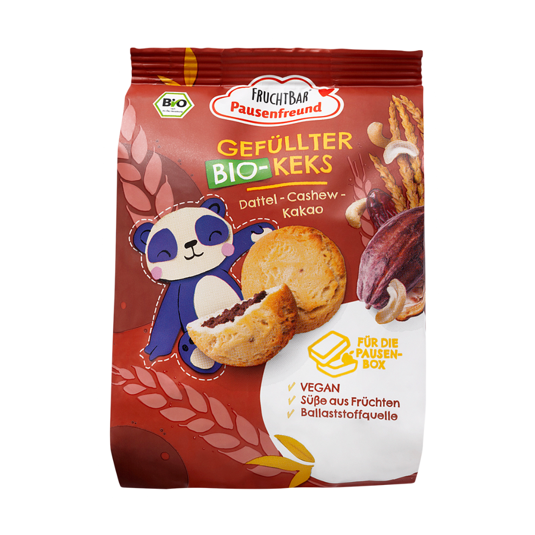 FruchtBar Bio Kekse biscuit fourré bio vegan dès 3 ans