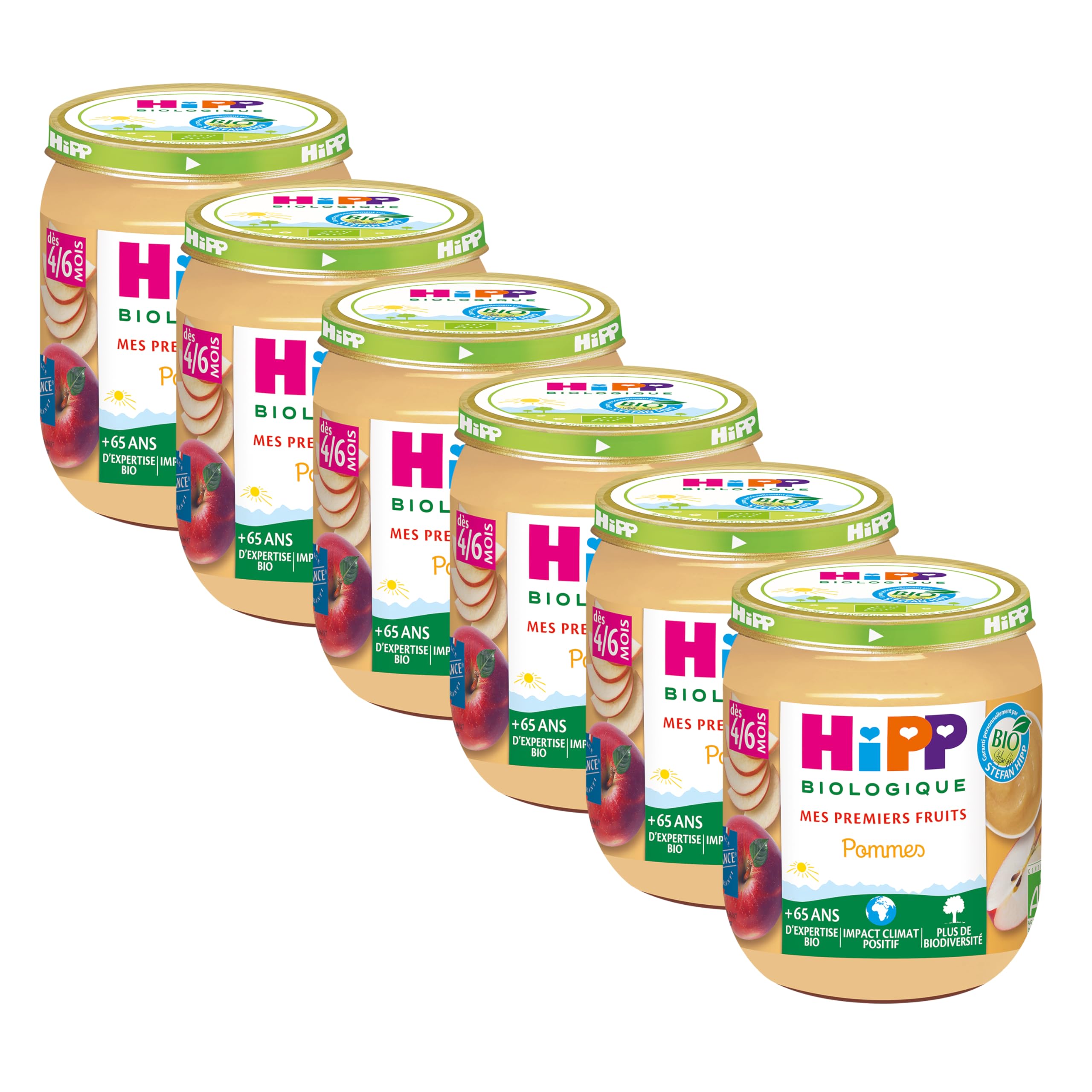 HiPP Mes 1ers Poires pot bébé 6x125g poire