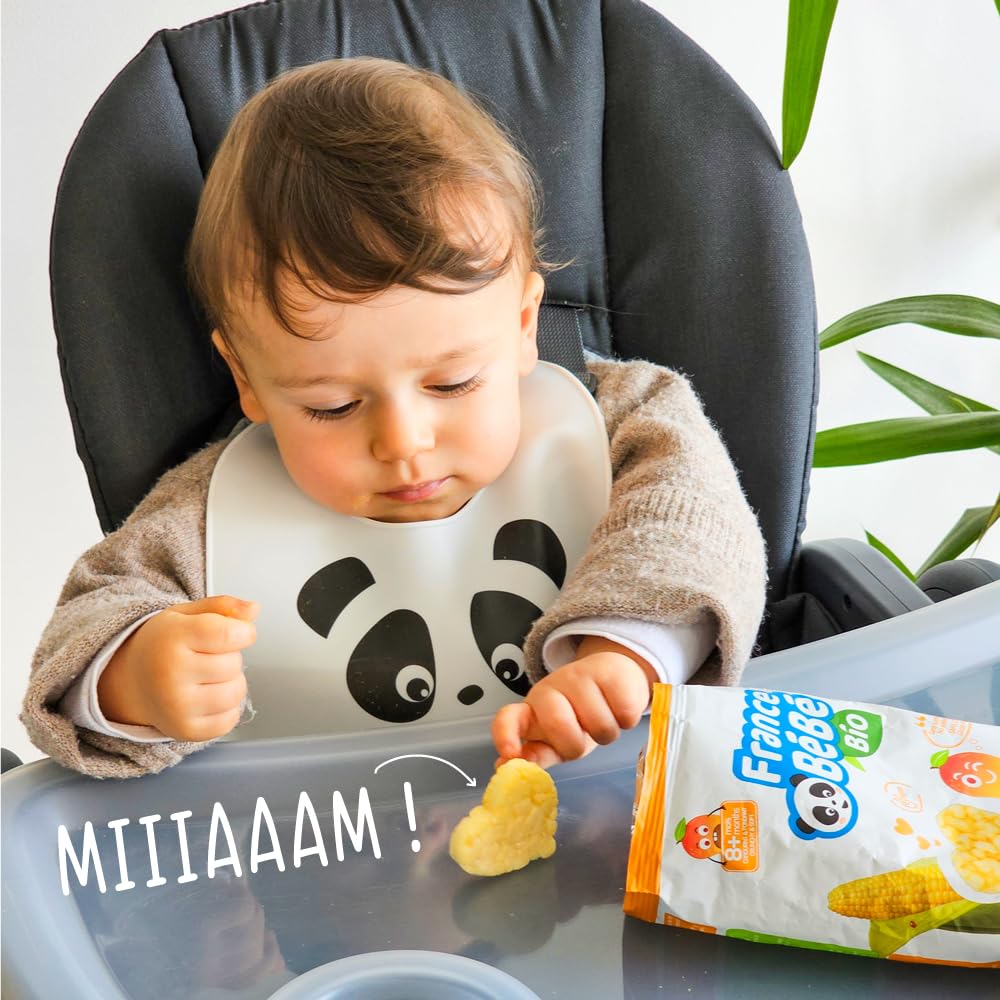 France Bébé Petit coeur maïs biscuit bébé 8x30g mangue