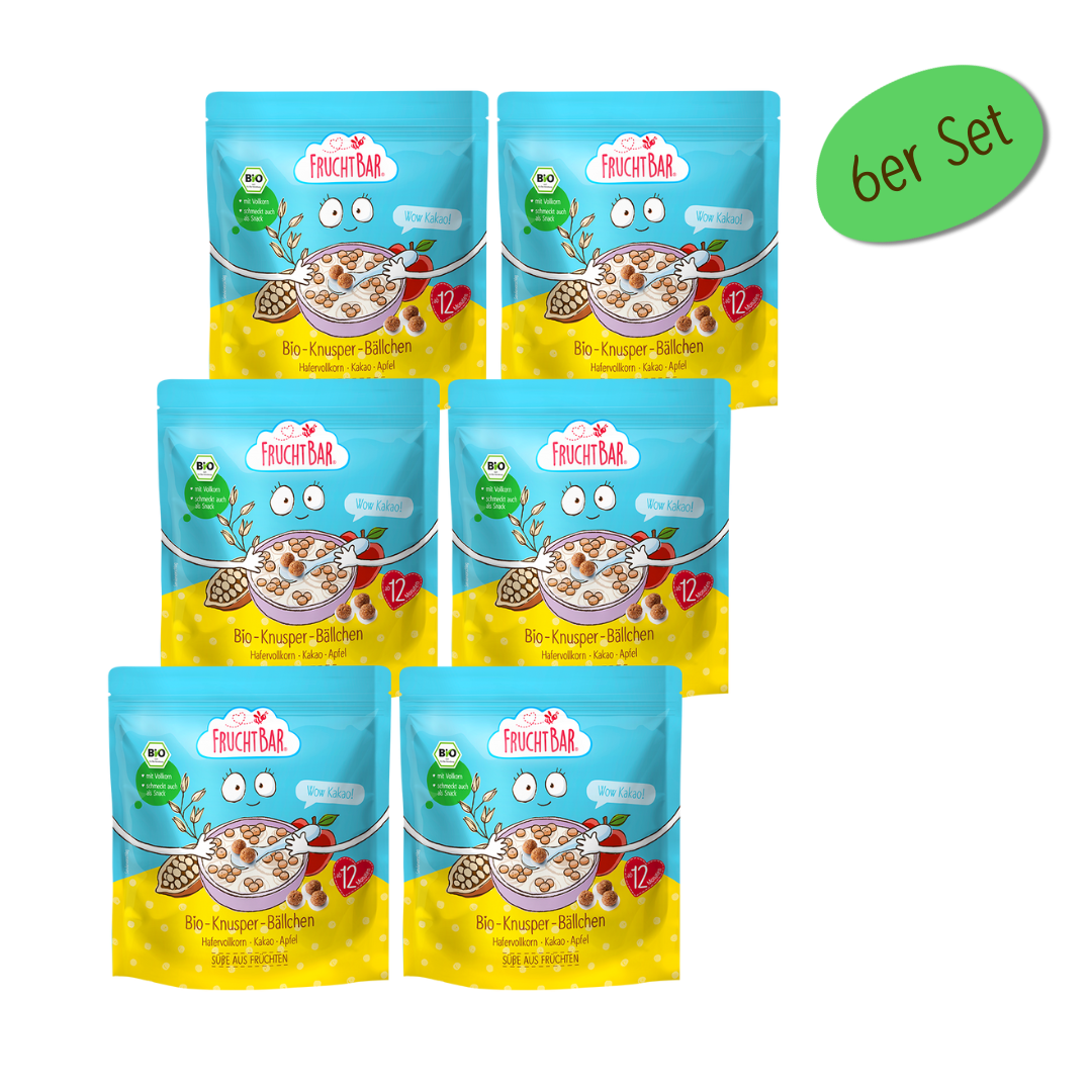 FruchtBar Bio Frühstück Wow Kakao Céréales Bébé 12 Mois