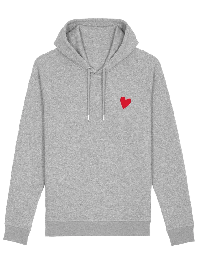 FruchtBar hoodie adulte gris coton bio taille M