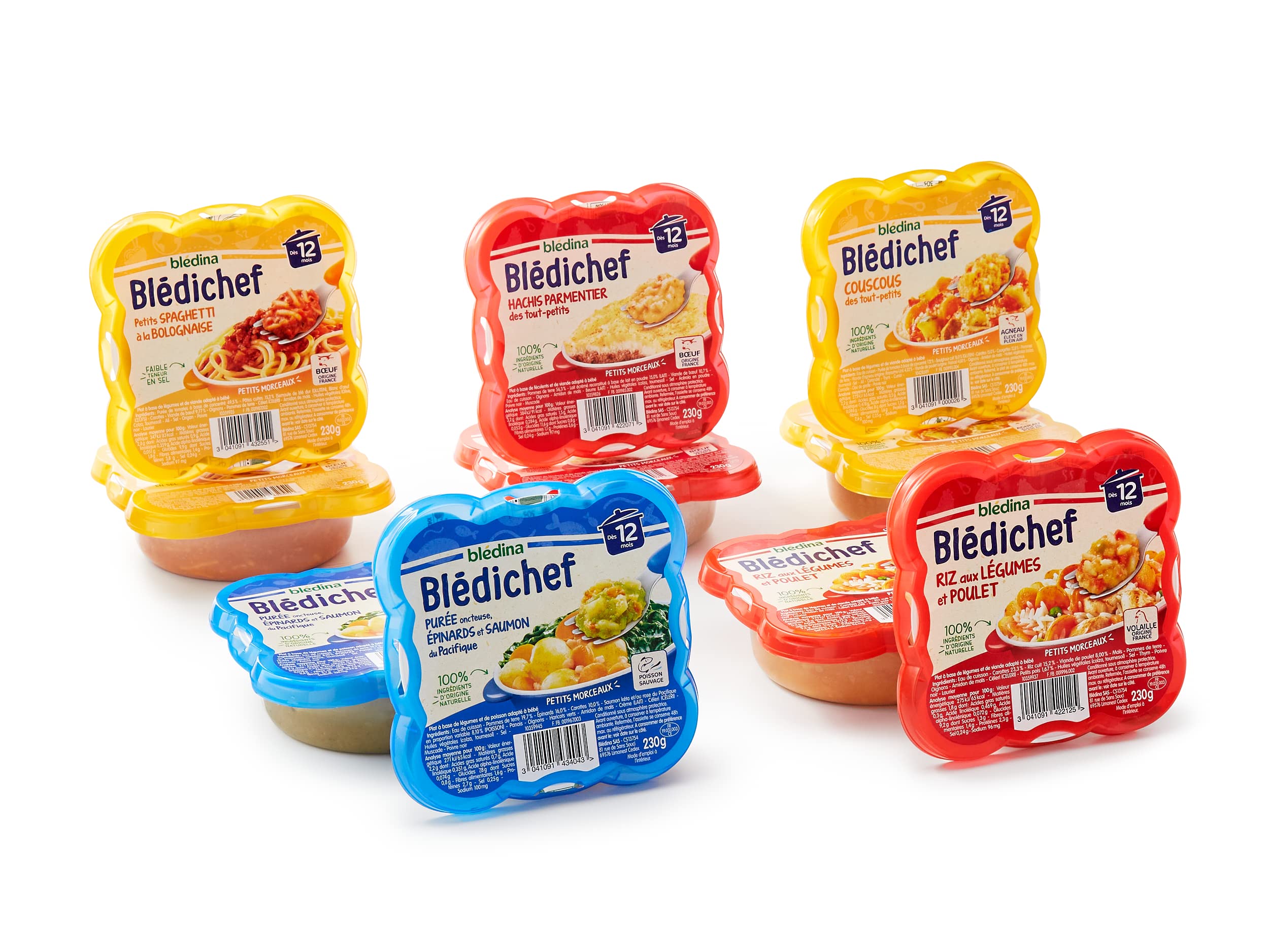 Blédina Blédichef Petits plats 15 mois 250g pack de 10