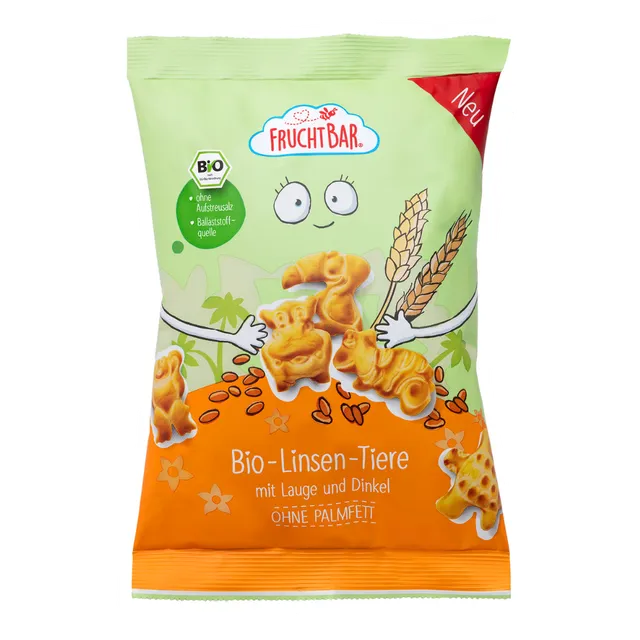 FruchtBar Bio Snacks snack lentilles bio pièce dès 3 ans