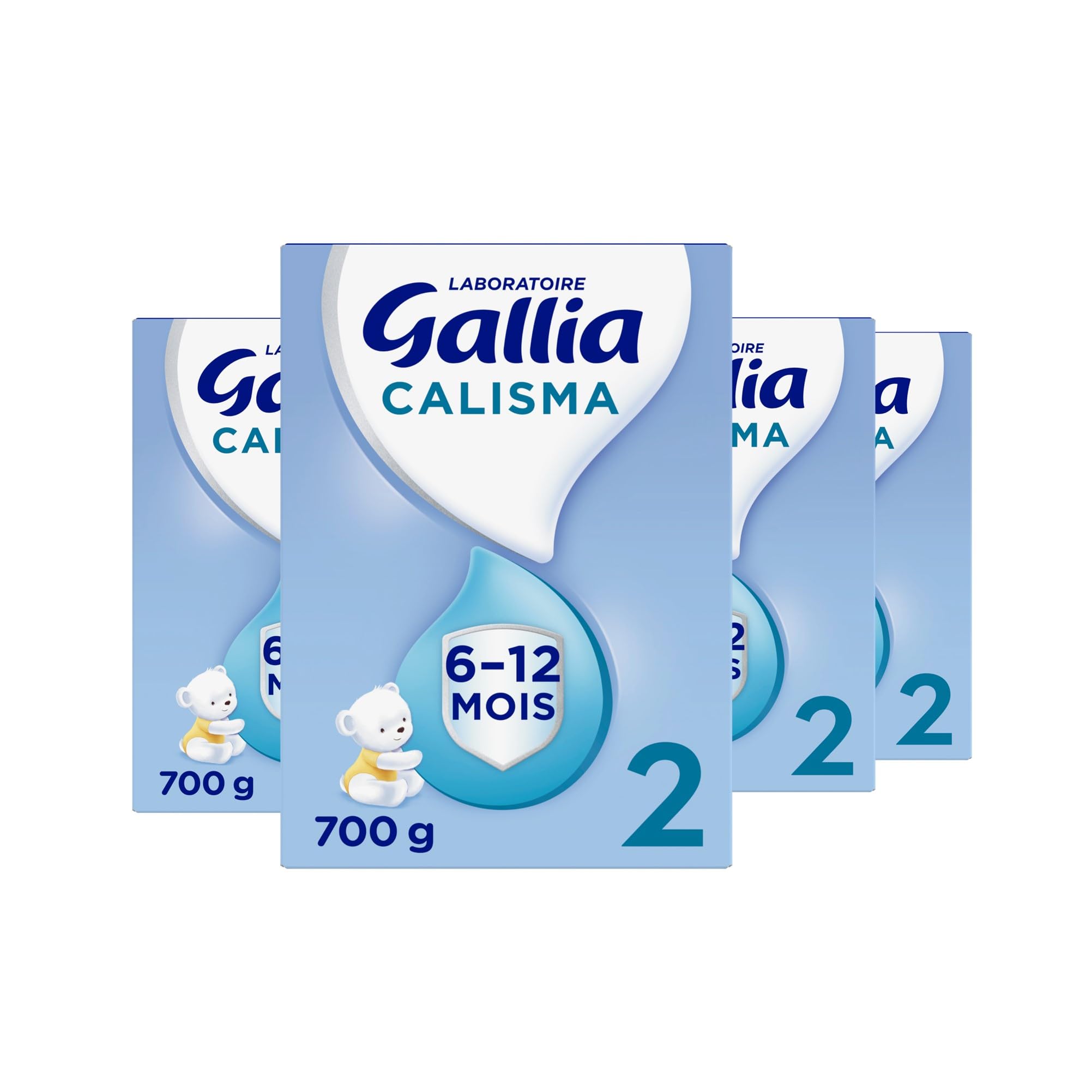 Gallia Calisma 2 lait poudre 6-12 mois 4x700g DHA