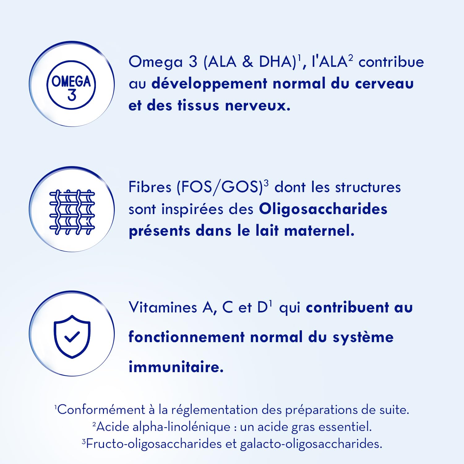 Gallia Calisma 2 lait poudre 6-12 mois 3x1,2kg vitamines
