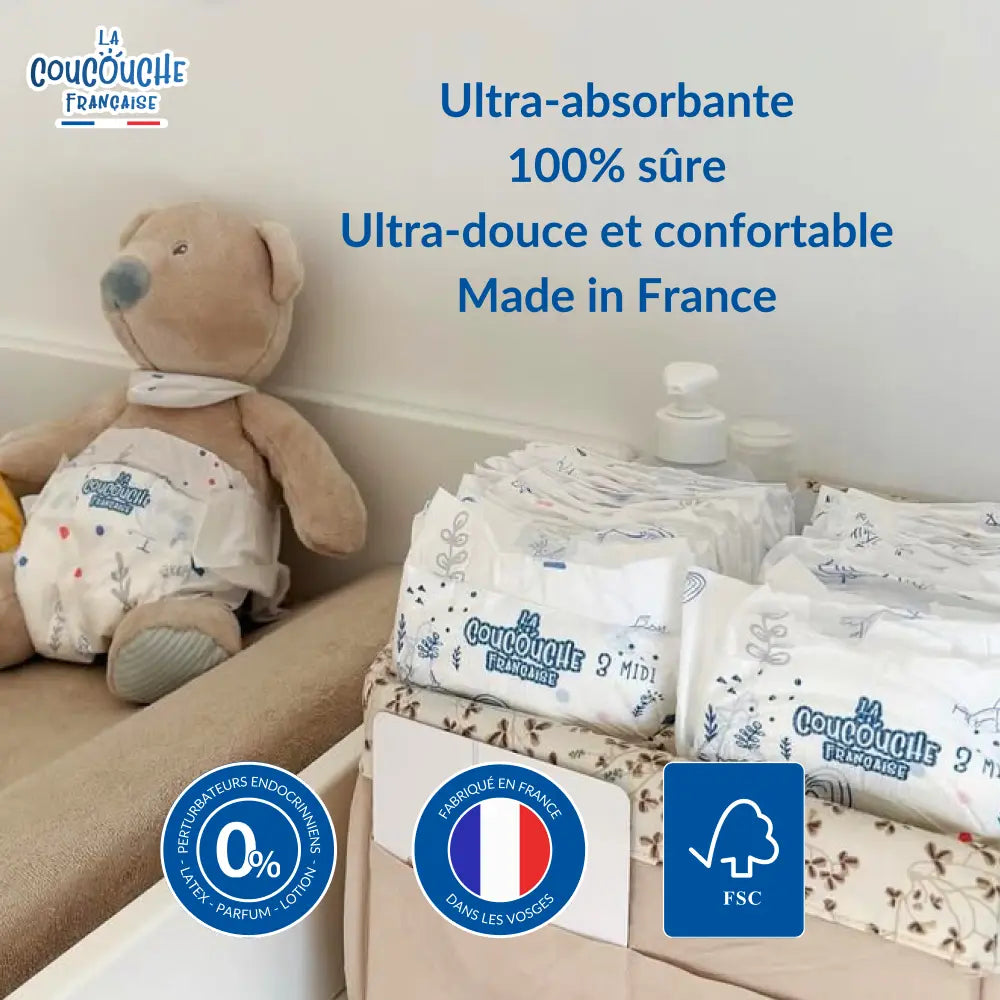 PediAct La Coucouche Française Taille 1 couches 2-5 kg x84