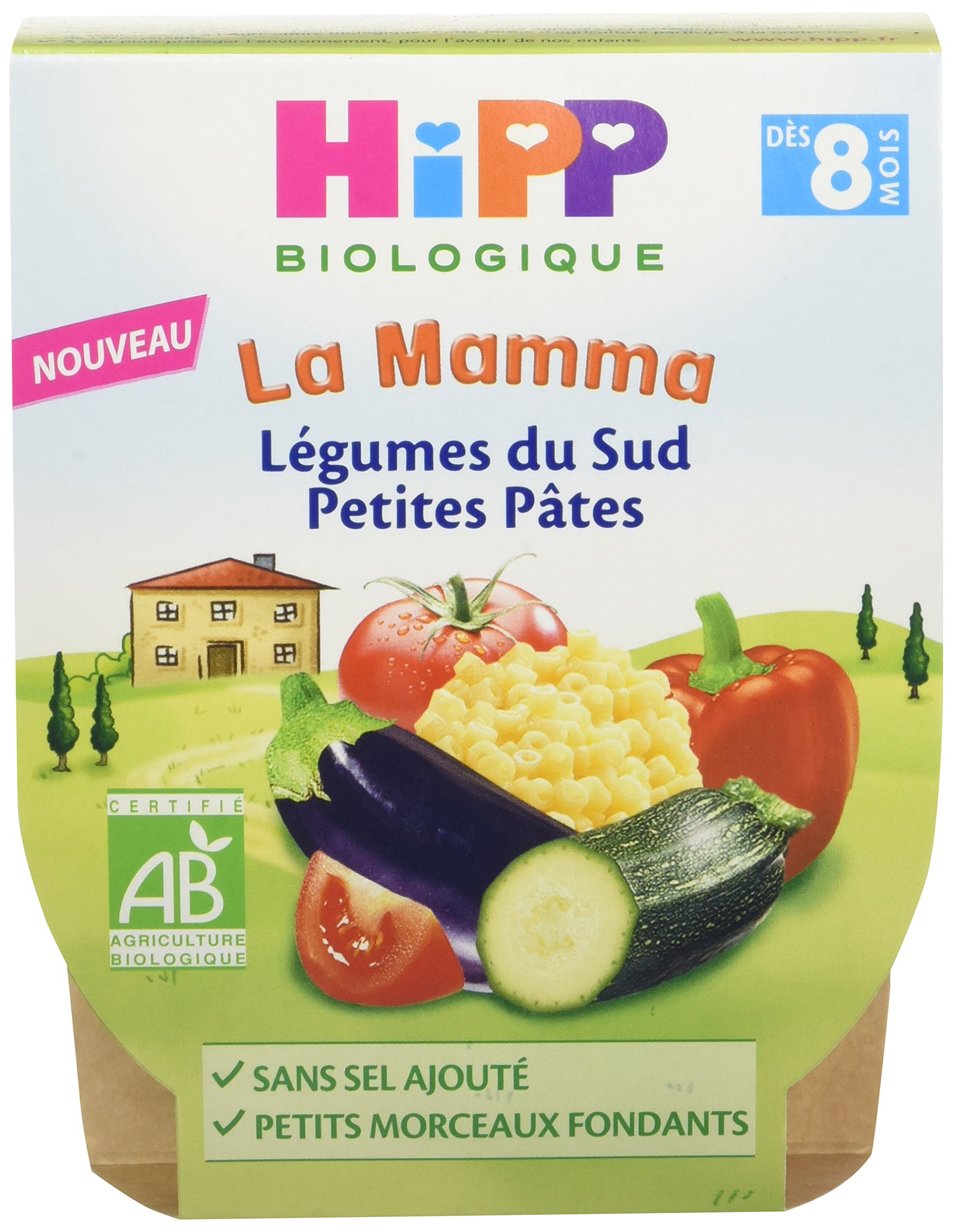 HiPP La Mamma Lasagnes Bolognaise Plat Bébé 6x250g dès 15 mois