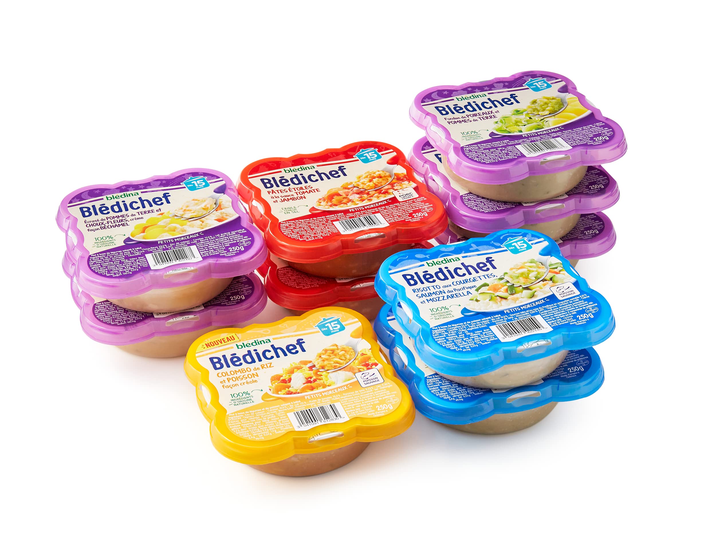 Blédina Blédichef Petits plats 15 mois 250g pack de 10