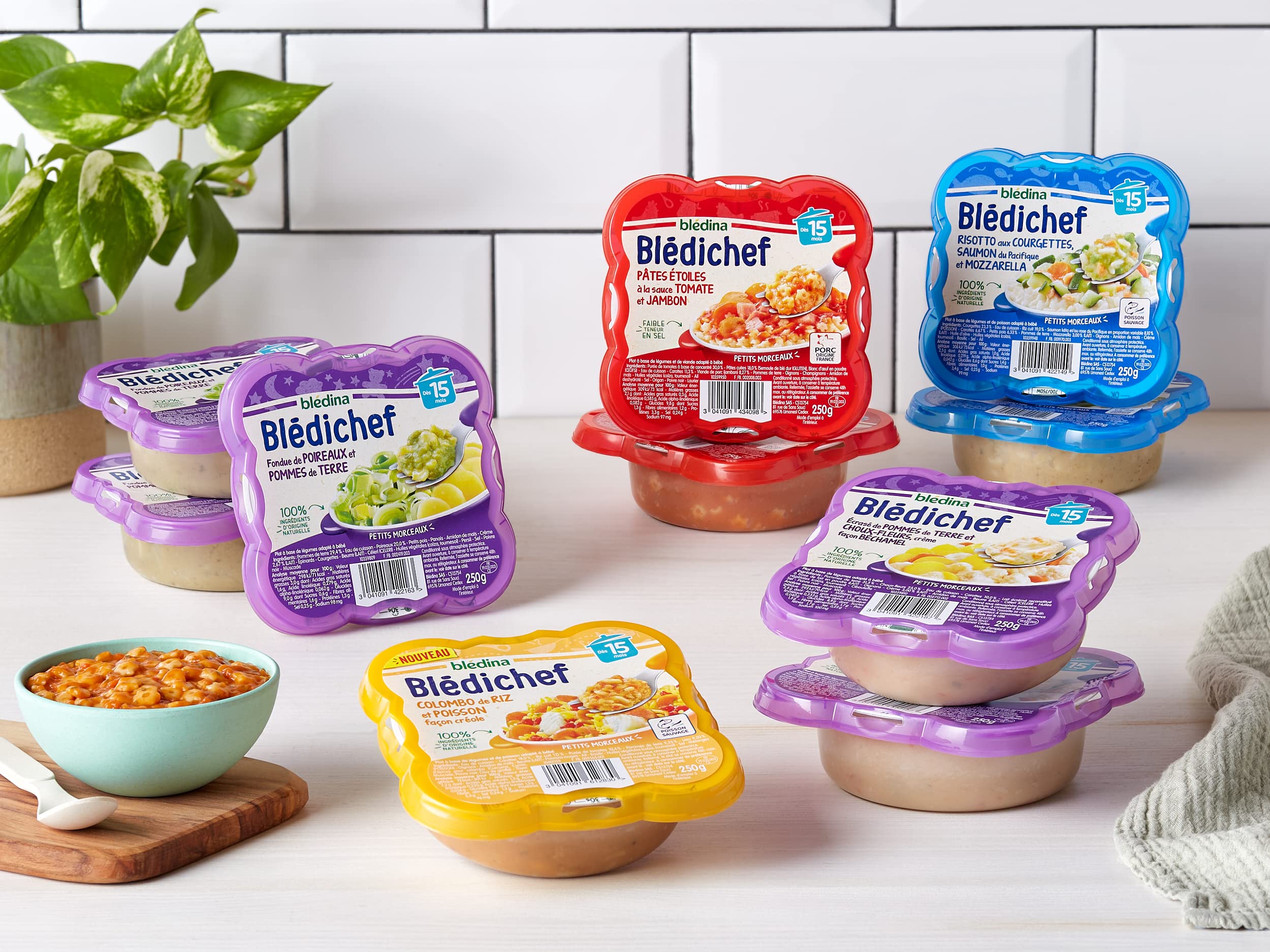 Blédina Blédichef Petits plats 15 mois 250g pack de 10