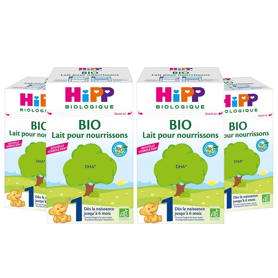 HiPP Biologique Laits de suite Lait 1 Bio 600 g Lot 4