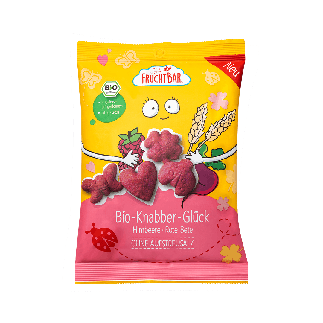 FruchtBar Bio Snacks Knabber Glück snack salé vegan à l'unité