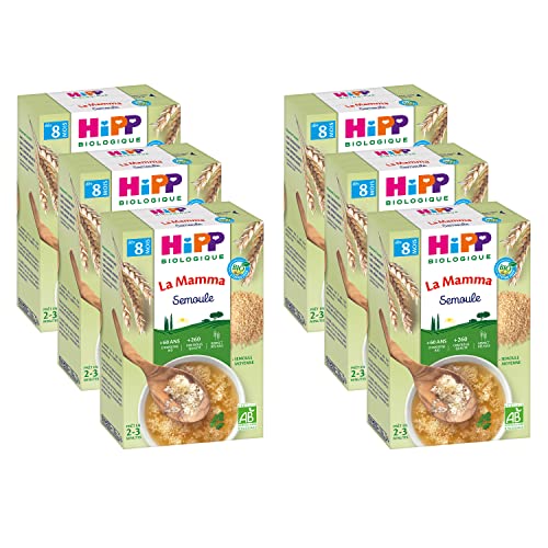 HiPP Céréales Pâtes Étoiles Bébé Bio 320 g Lot 6