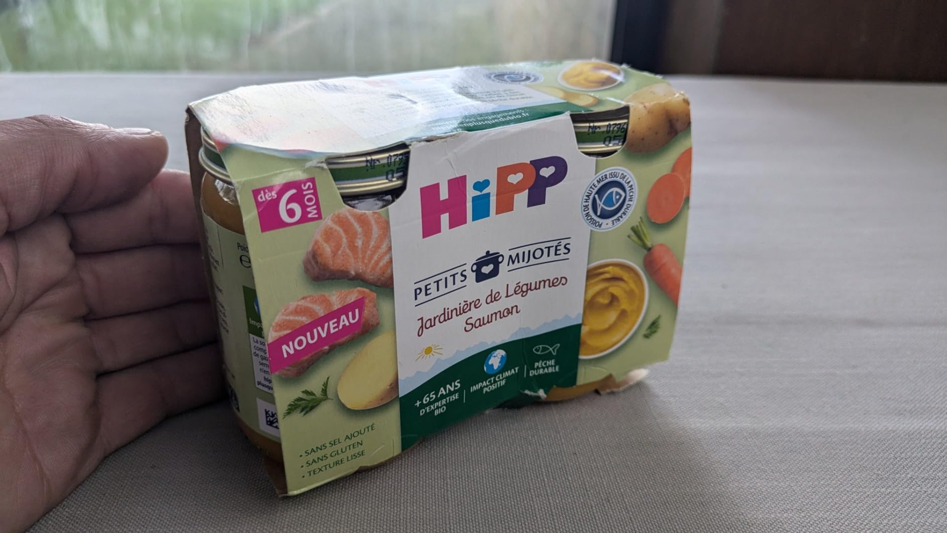HiPP Petits Mijotés Jardinière petit pot 6 mois 2x190g