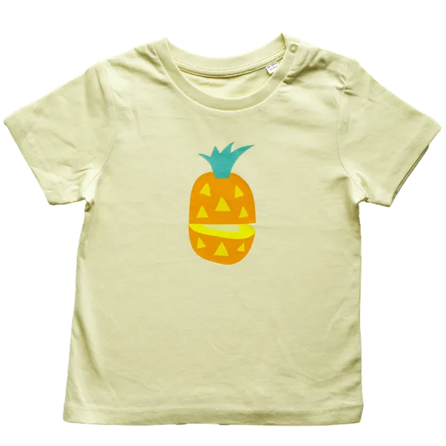 FruchtBar t-shirt enfant jaune coton bio 80-86