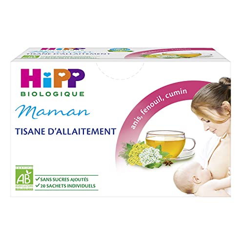 HiPP Tisane Allaitement Maman Fenouil Anis 20 Sachets x6 Bio