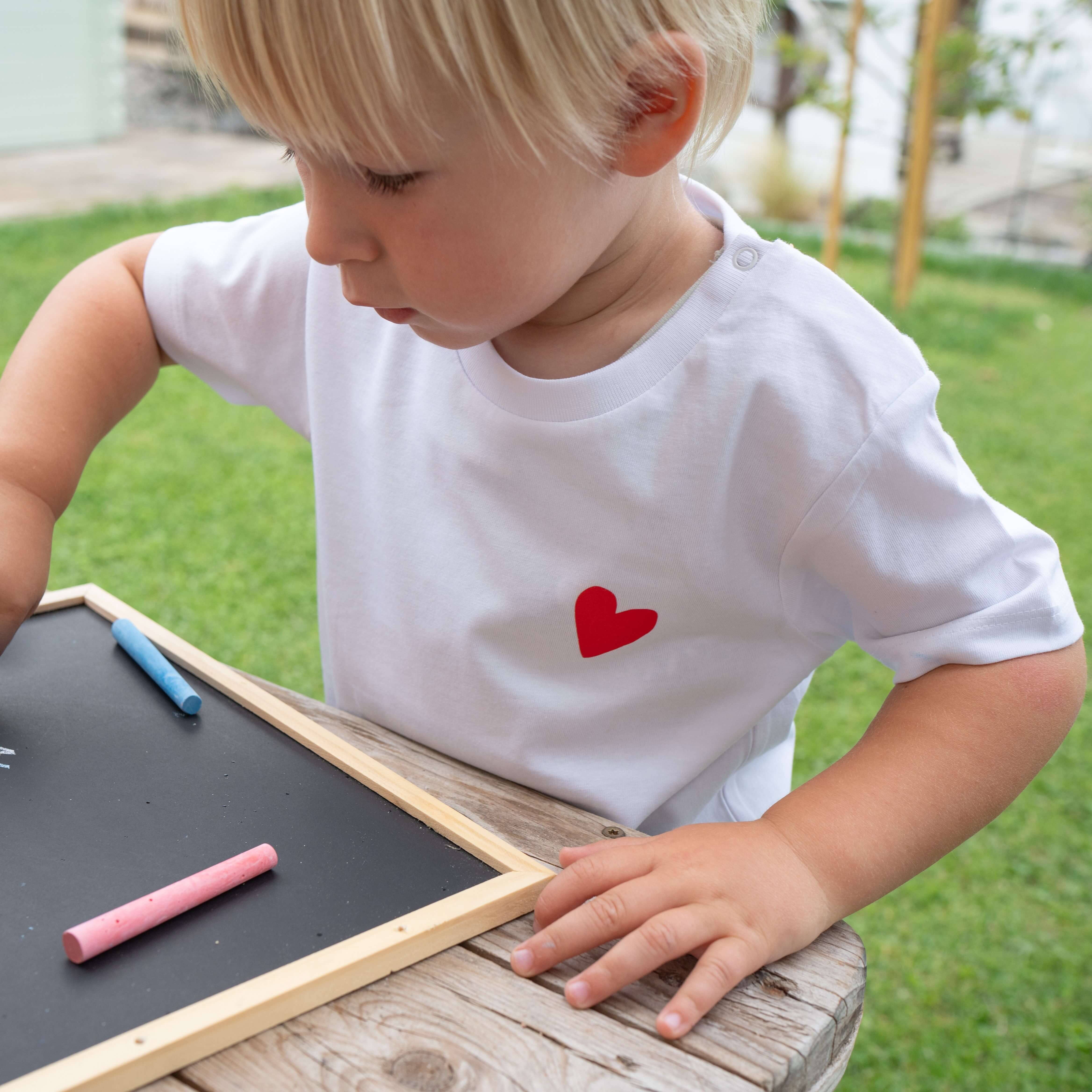 FruchtBar t-shirt enfant blanc coton bio 80-86