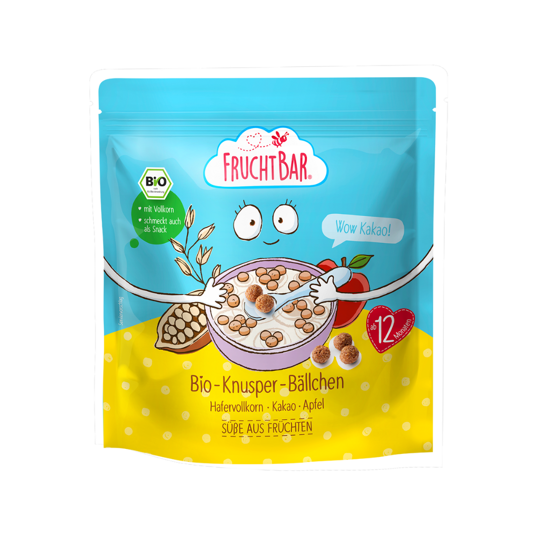 FruchtBar Bio Frühstück Wow Kakao Céréales Bébé 12 Mois