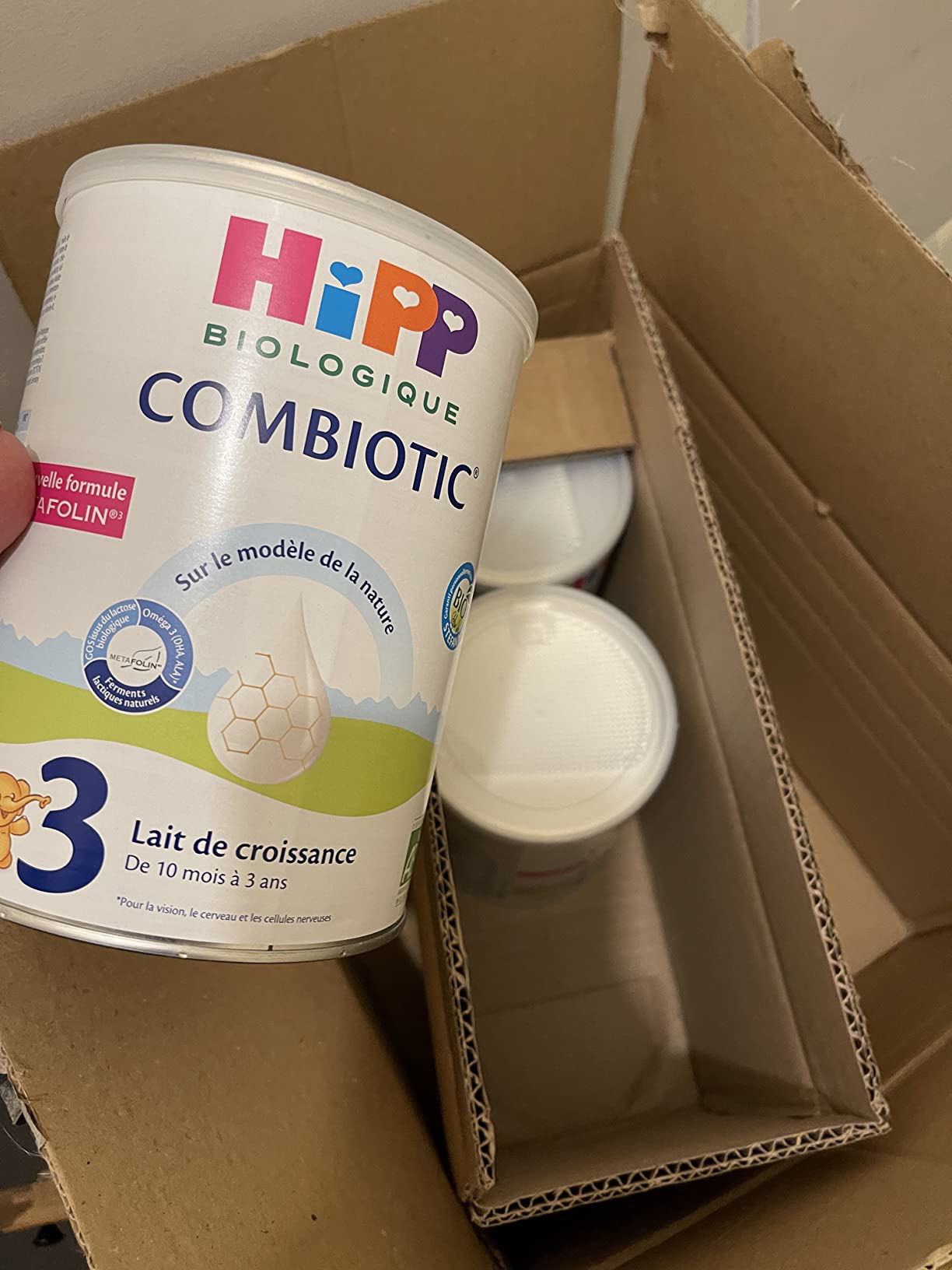 HiPP Biologique Lait de Croissance 3 Dès 10 Mois 3 x 800g