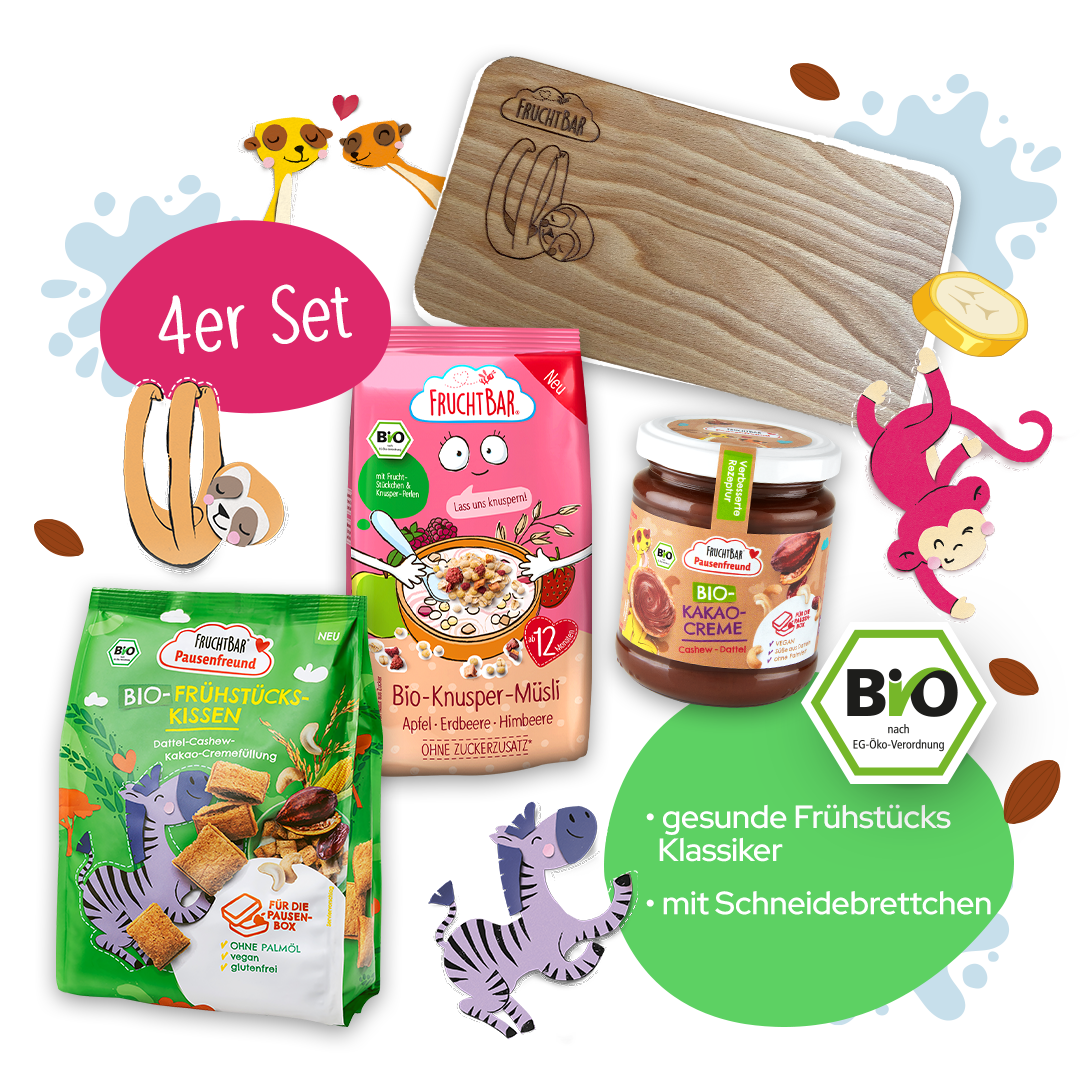 FruchtBar pack petit-déjeuner bio enfant 3 ans