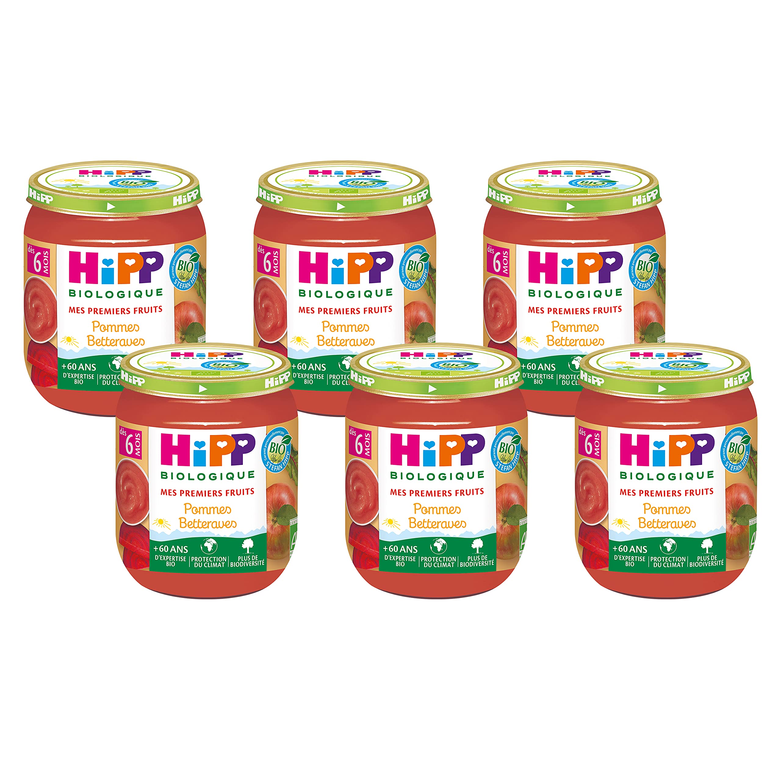 HiPP Mes 1ers Poires pot bébé 6x125g poire