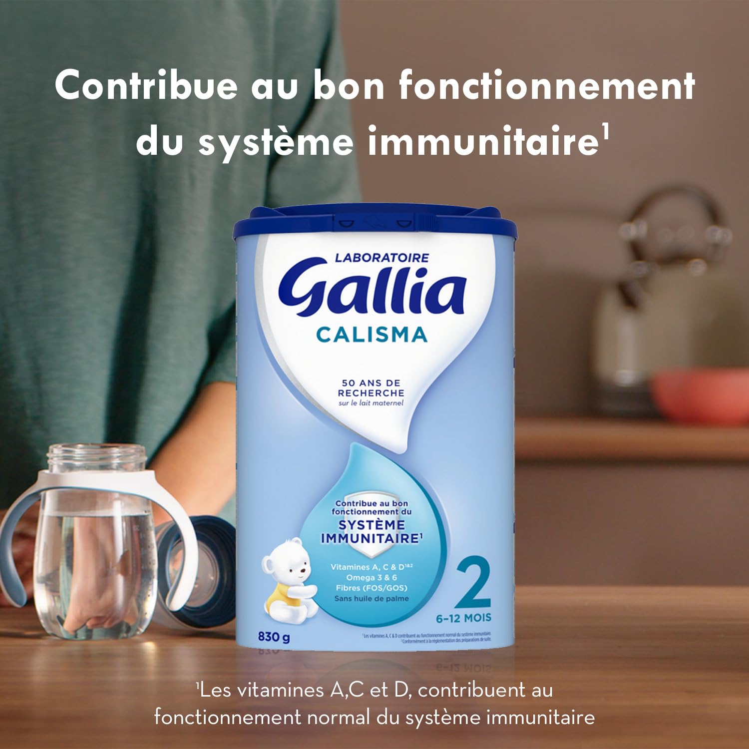 Gallia Calisma 2 lait suite poudre 6 mois 3x830g