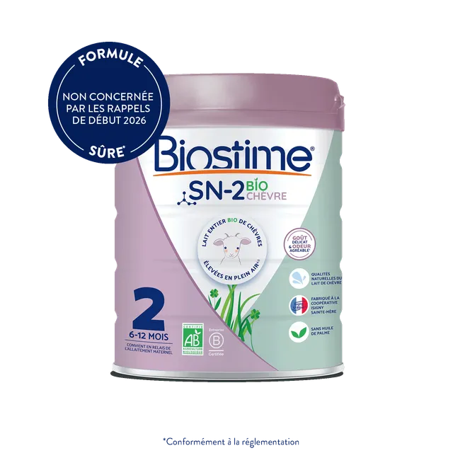 Biostime SN-2 Bio Chèvre Lait 2ème Âge bio 1 boîte