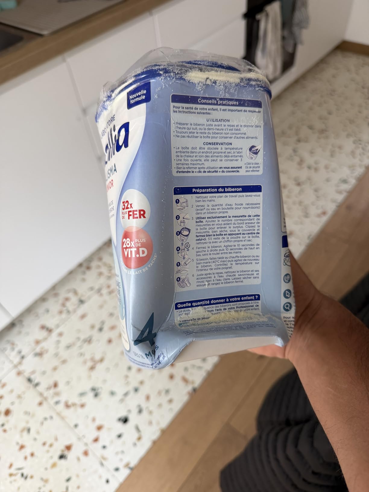 Gallia Calisma Junior lait croissance poudre 18 mois 3x830g