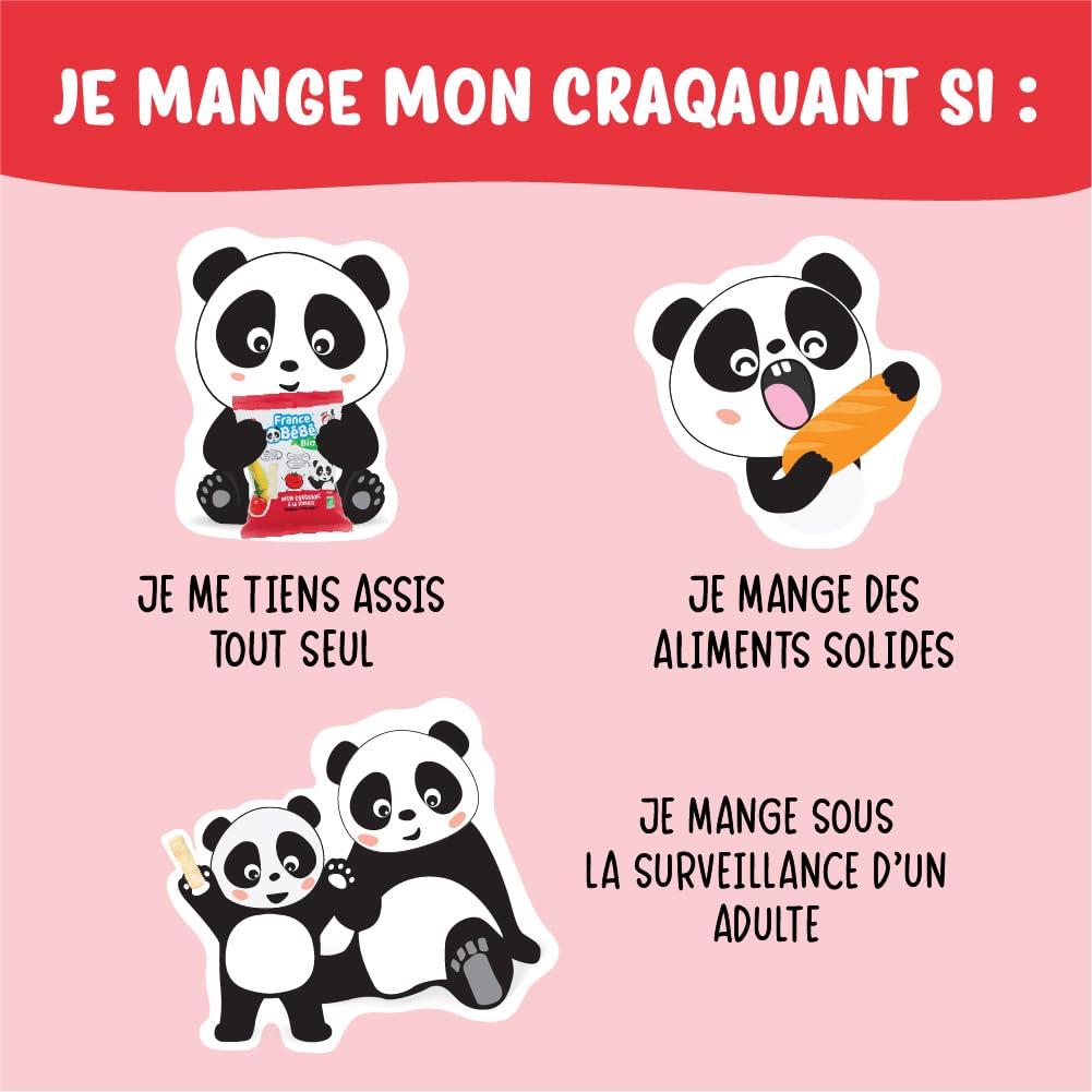 France Bébé Maïs Soufflé Tomate Biscuit Bébé Bio 8x20g
