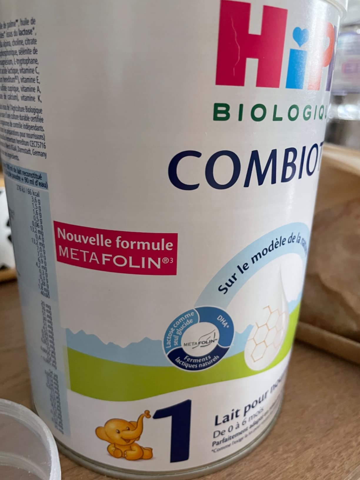 HiPP Combiotic Lait 1 lait nourrisson 0-6 mois 3x800g bio