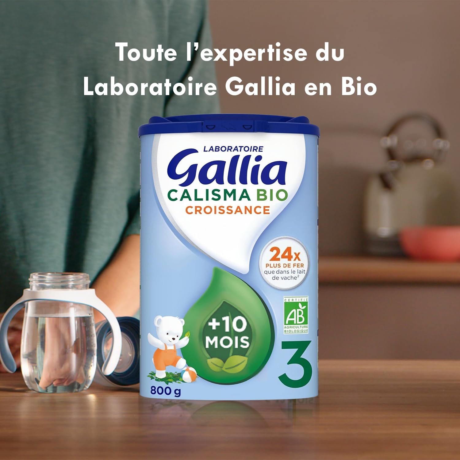 Gallia Calisma Bio 3 lait croissance poudre 10 mois 3x800g