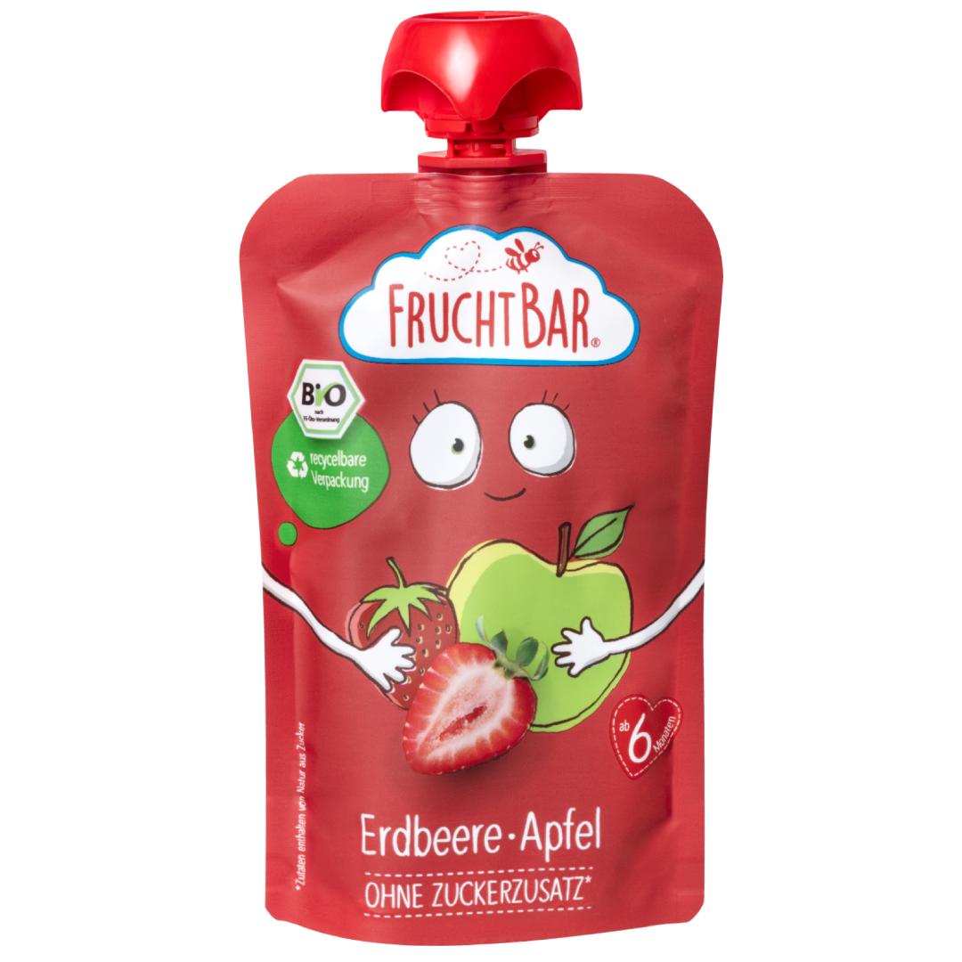 FruchtBar Geschenke snacks fraise bio dès 3 ans