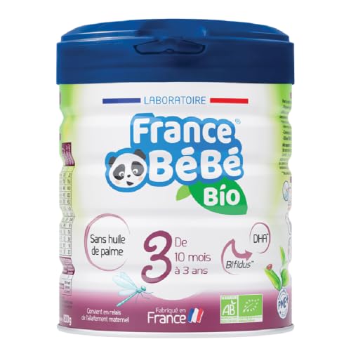 France Bébé Bio Lait Croissance 3 poudre 800g dès 10 mois
