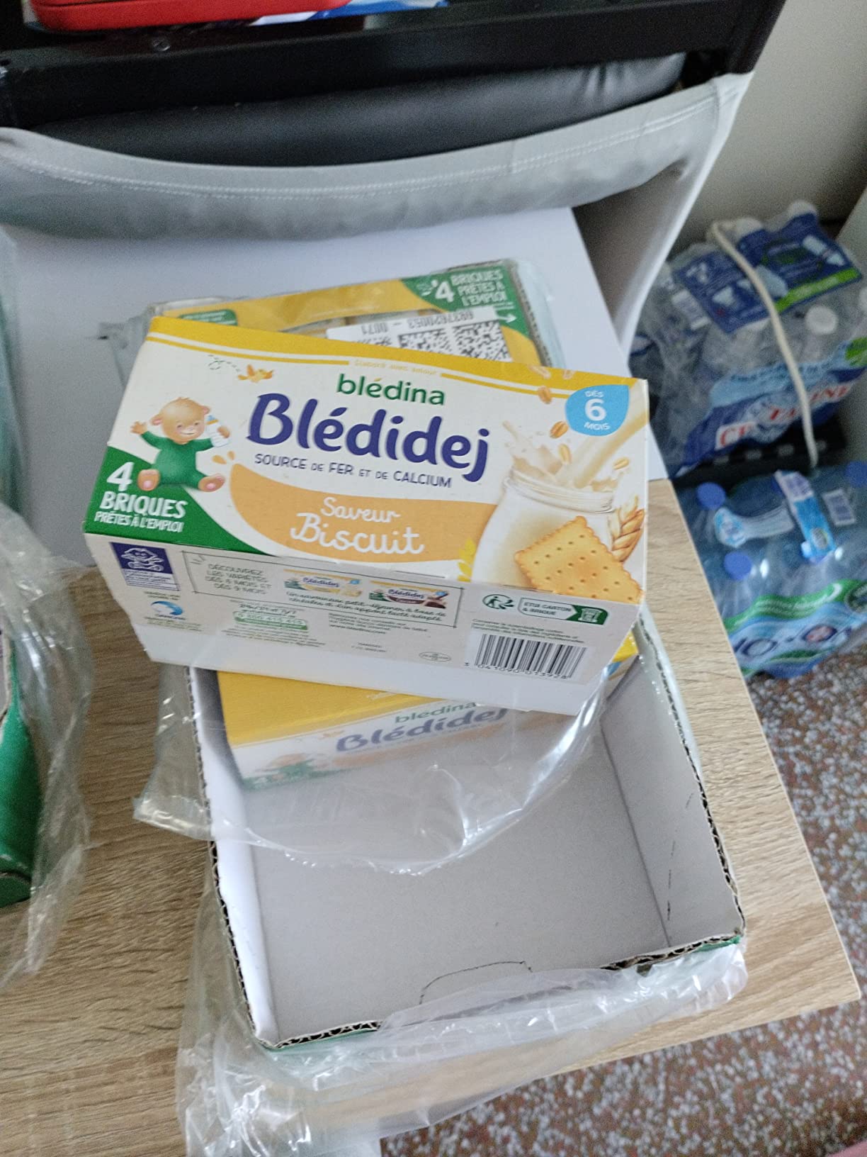 Blédina Blédidej Biscuit céréales lactées 6 mois 12x250ml
