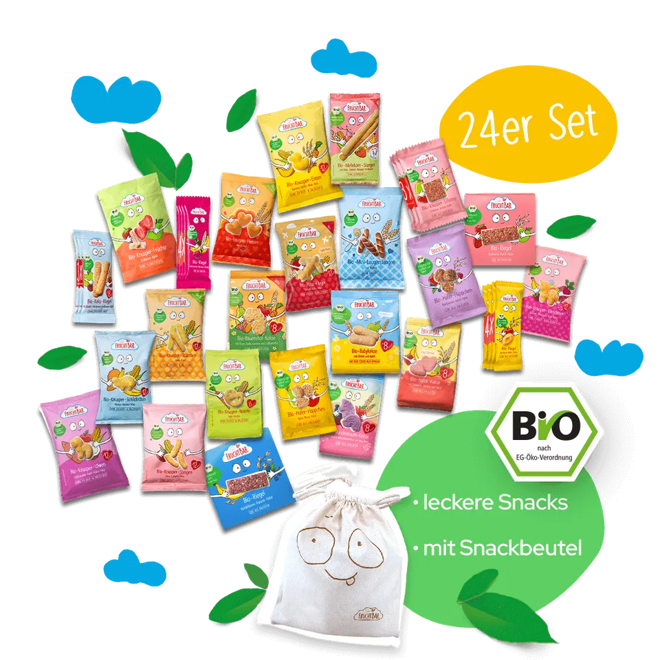FruchtBar Geschenke Grand Pack Réserve Snacks Bio Enfant