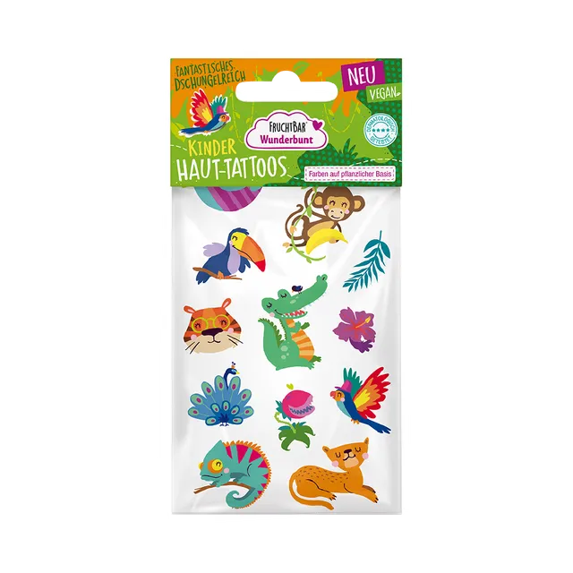 FruchtBar Hauttattoos Fantastisches Dschungelreich tatouage enfant pièce