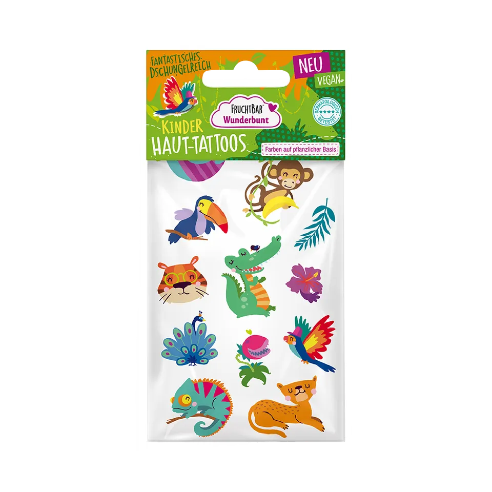 FruchtBar Hauttattoos Fantastisches Dschungelreich tatouage enfant pièce