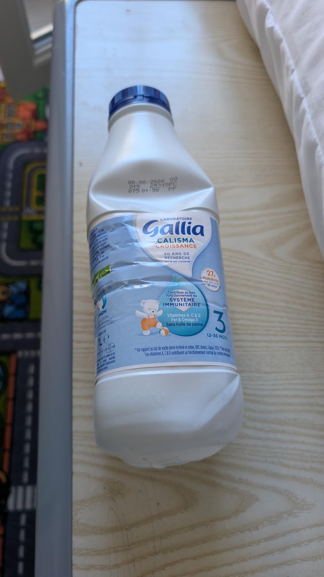 Gallia Calisma lait croissance liquide 12 mois 4x250ml