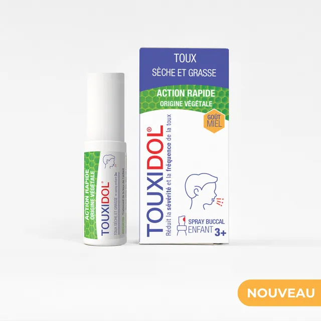 PediAct Touxidol Spray Enfant 20mL toux sèche grasse