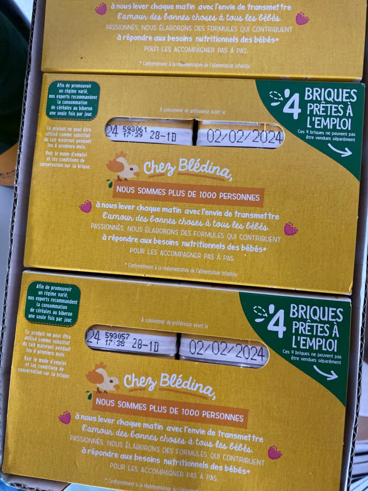 Blédina Blédidej Biscuit céréales lactées 6 mois 12x250ml