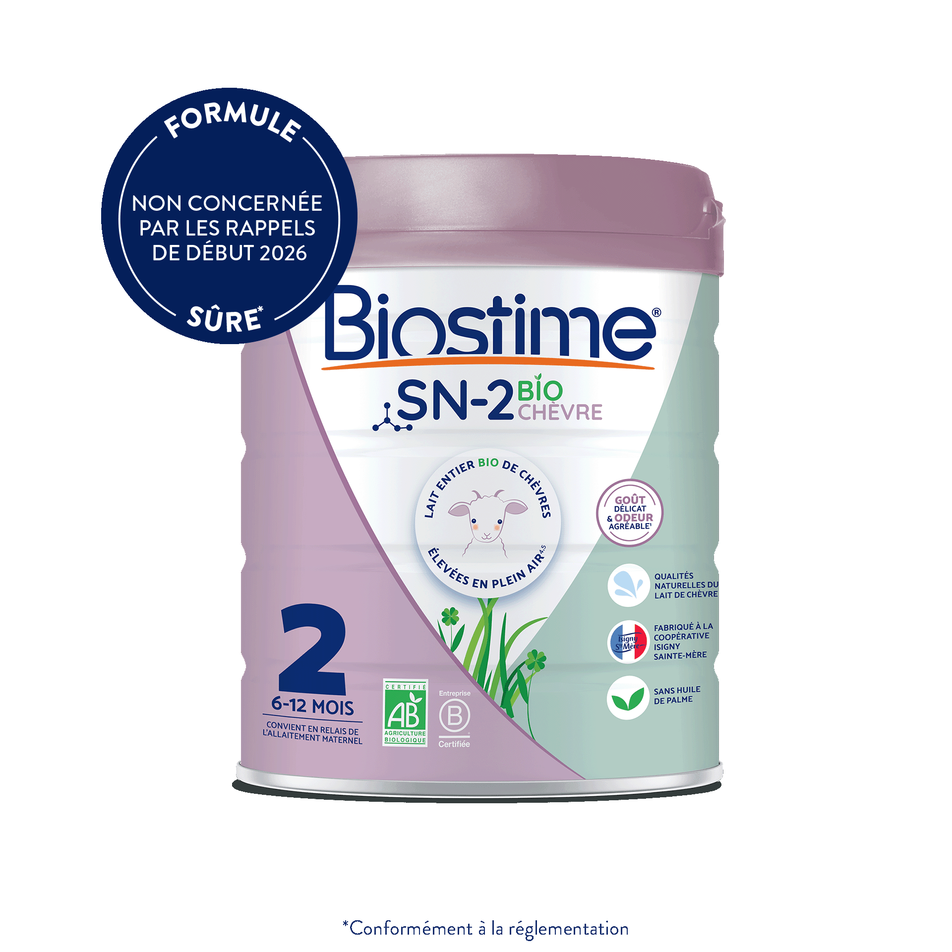 Biostime SN-2 Bio Chèvre Lait 2ème Âge bio 1 boîte