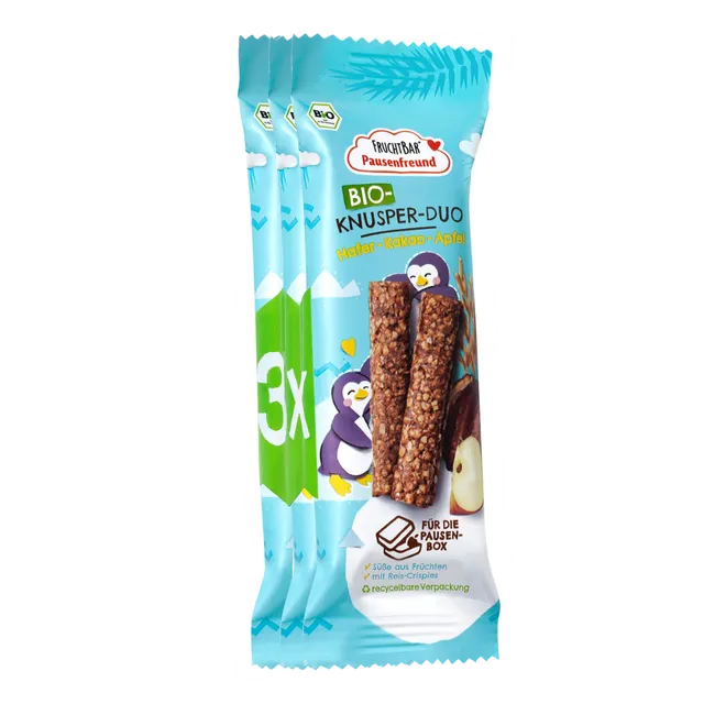 FruchtBar Bio Riegel barre avoine bio vegan pièce dès 3 ans