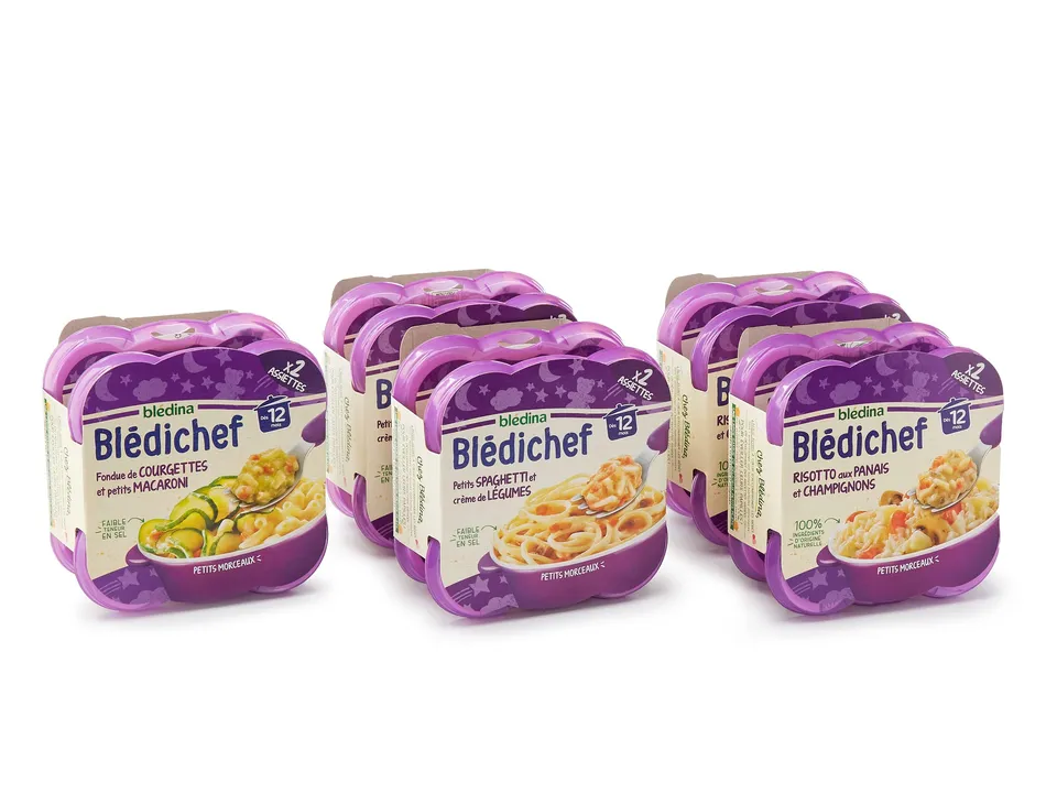 Blédina Blédichef plats soir 12 mois 10x230g 3 recettes