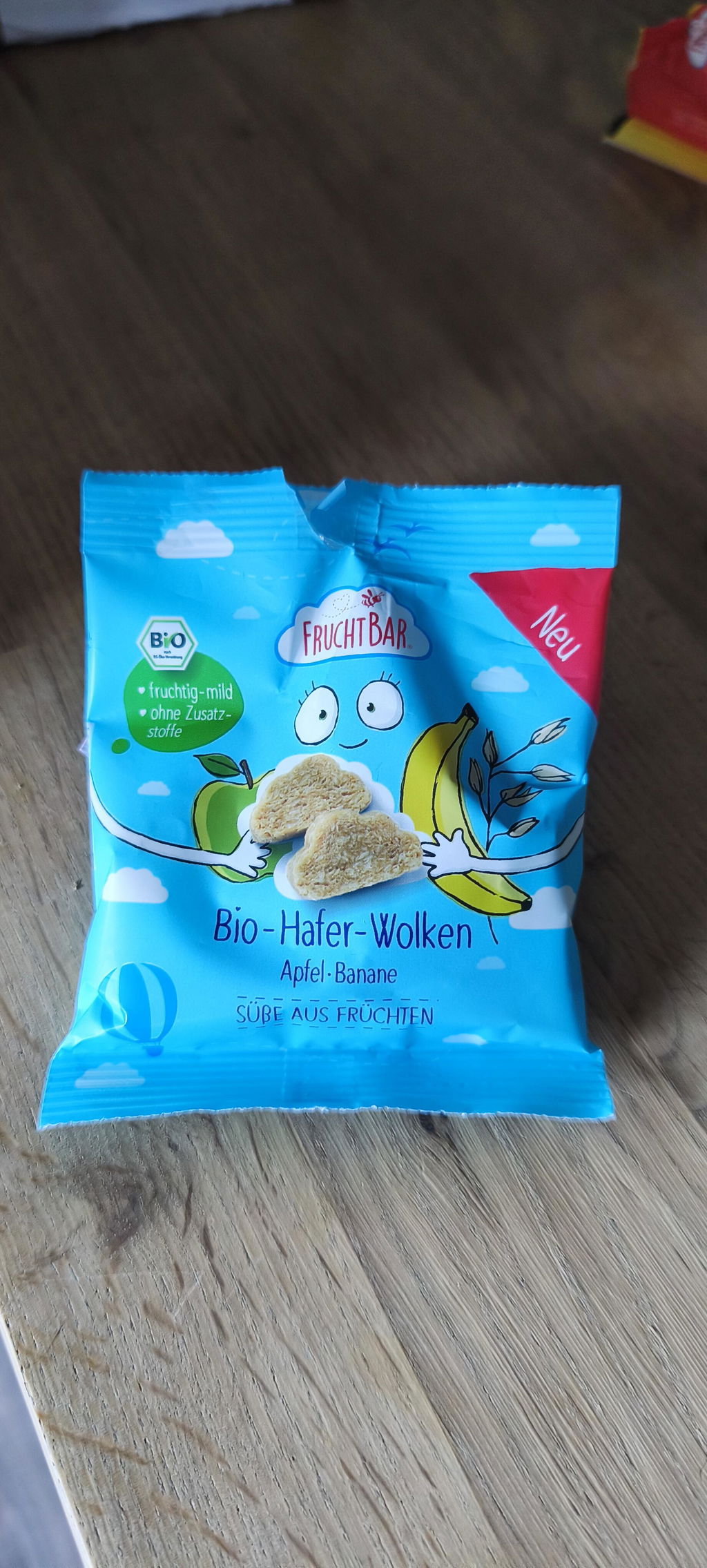 FruchtBar Bio Riegel barre avoine pomme banane 3 ans pièce