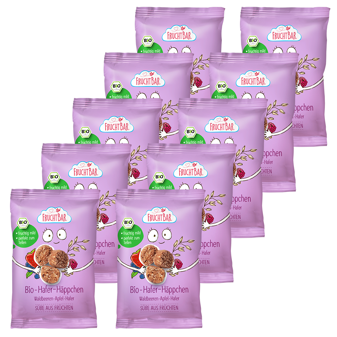 FruchtBar Bio Riegel Barre Avoine Myrtille Pomme Dès 3 Ans