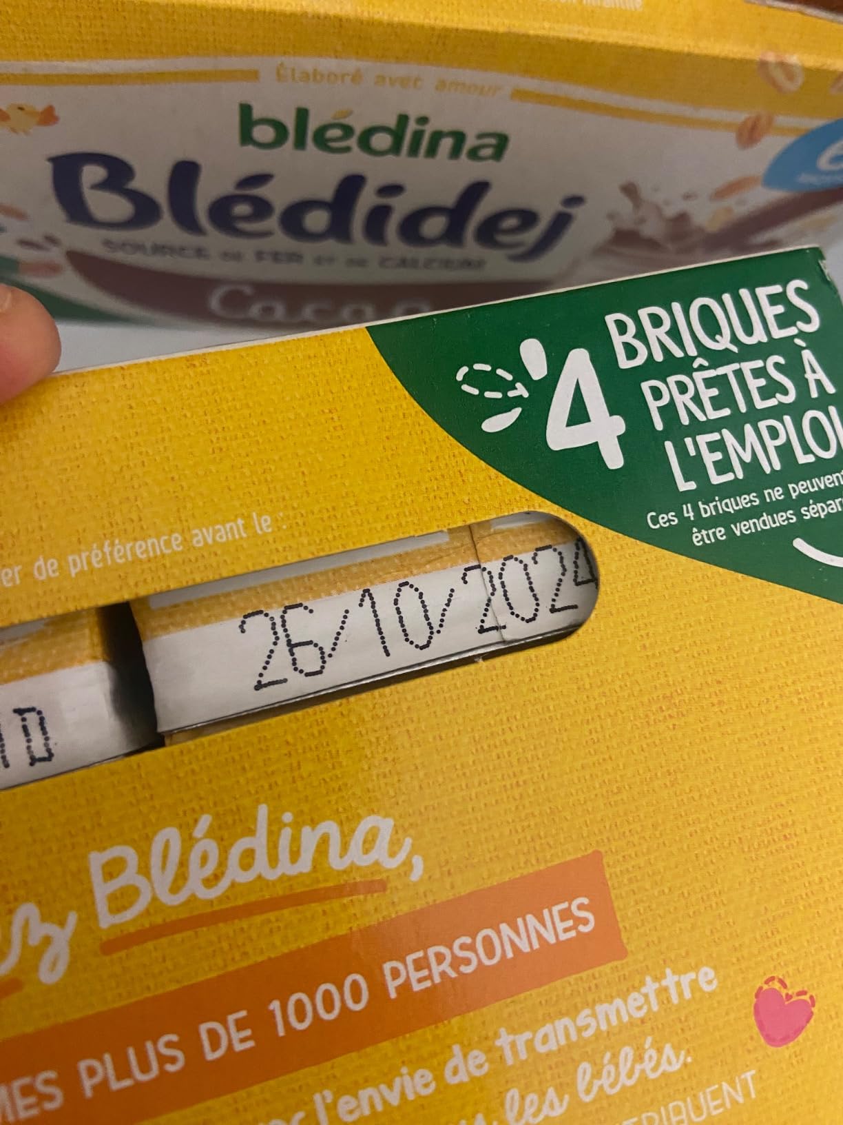 Blédina Blédidej Biscuit céréales lactées 6 mois 12x250ml