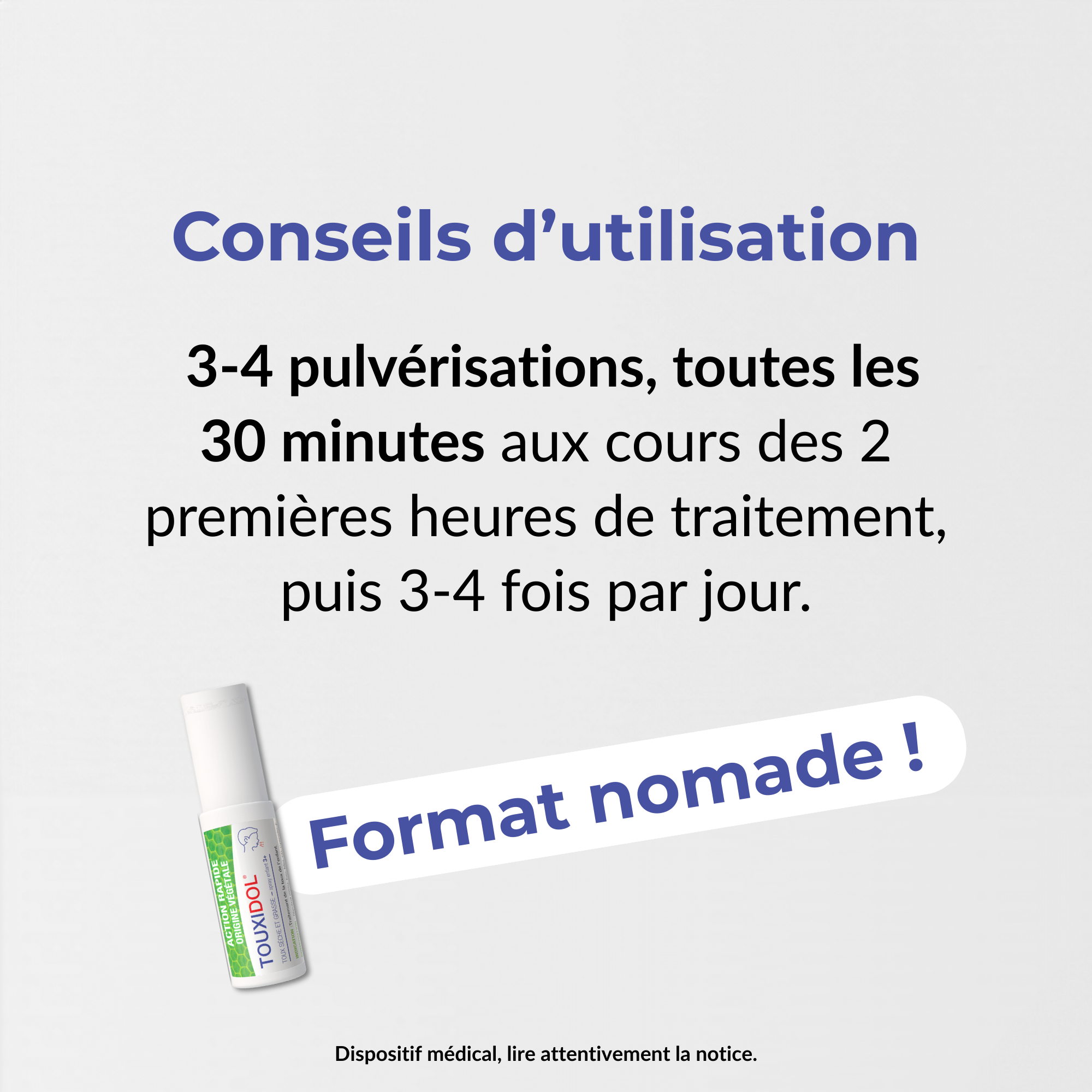 PediAct Touxidol Spray Enfant 20mL toux sèche grasse
