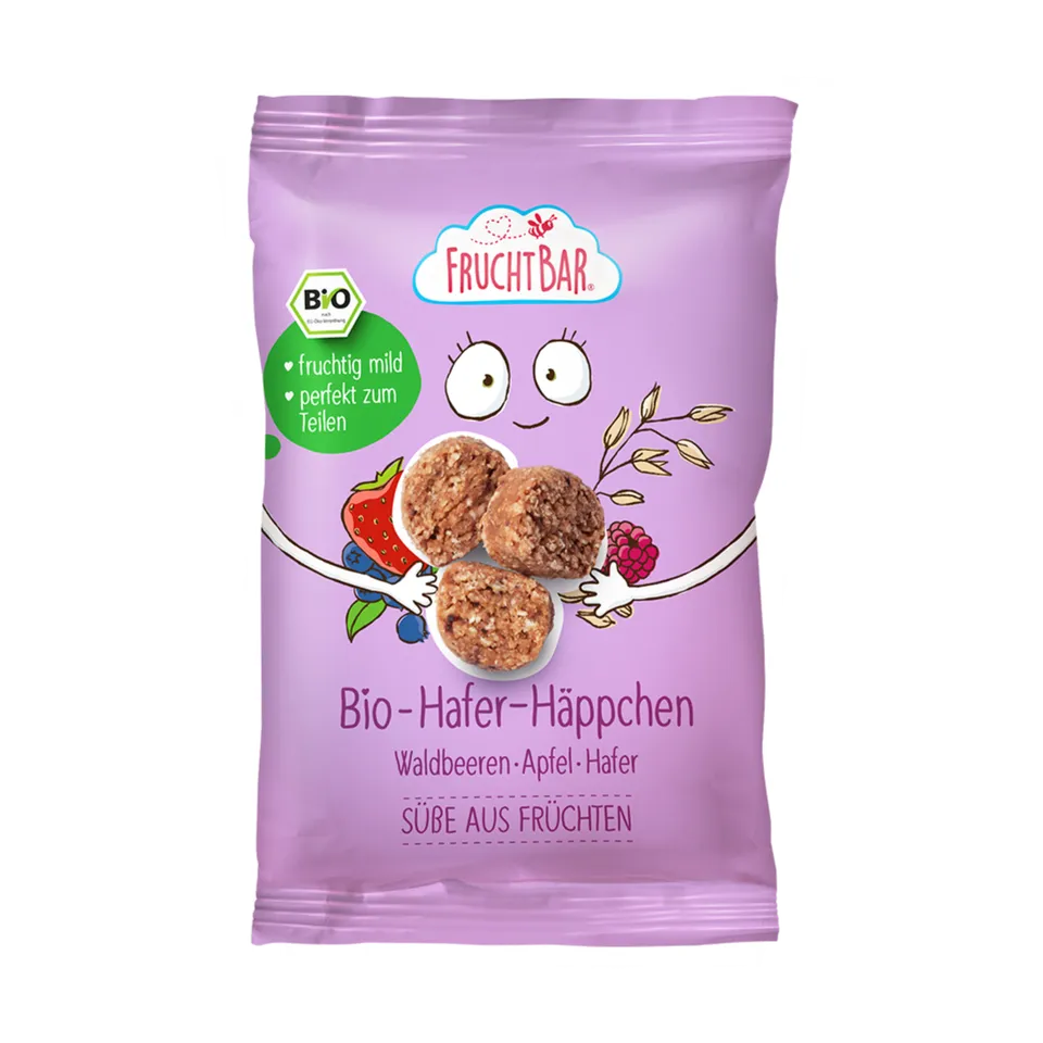 FruchtBar Bio Riegel Barre Avoine Myrtille Pomme Dès 3 Ans