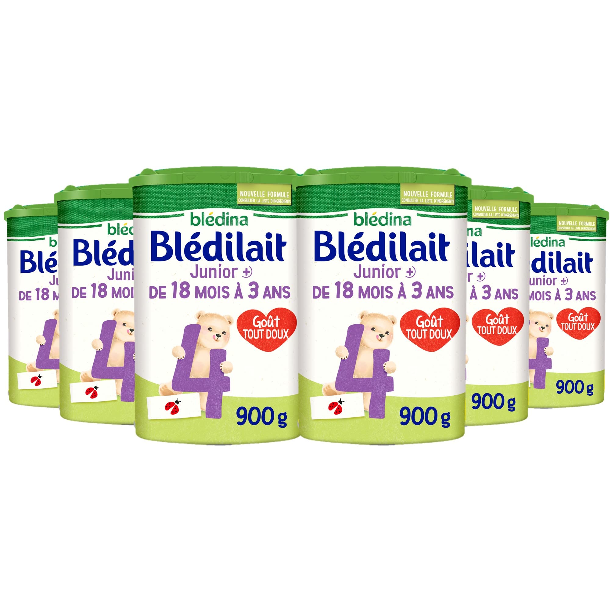 Blédina Blédilait Junior 4 poudre 18-36 mois 6x900g calcium