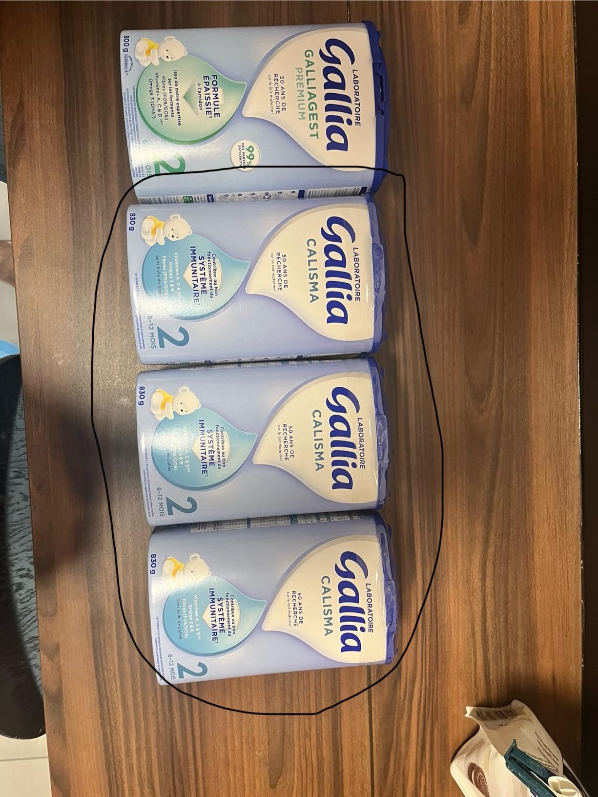 Gallia Galliagest Premium 2 lait poudre 6-12 mois 3x820g fer